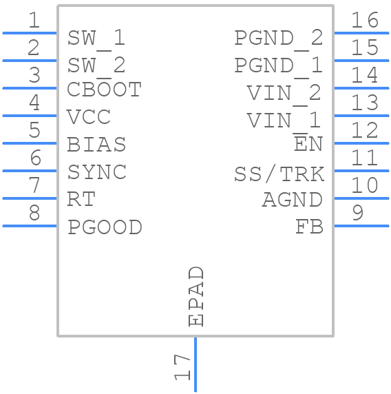 LM46001AQPWPRQ1 - Texas Instruments - PCB symbol
