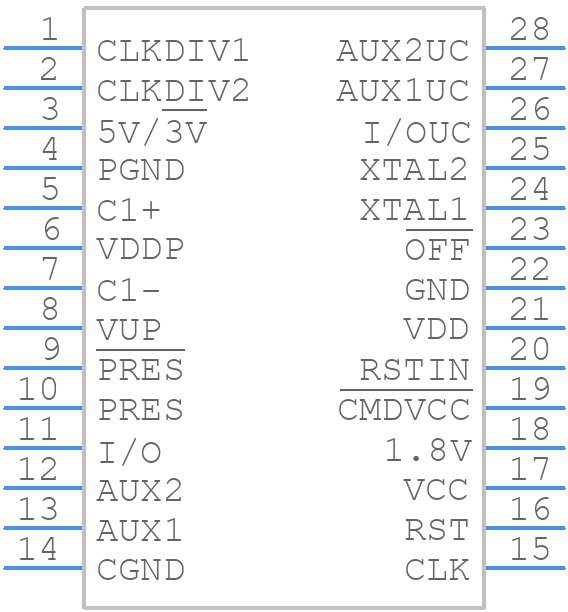 ST8024LACDR - STMicroelectronics - PCB symbol