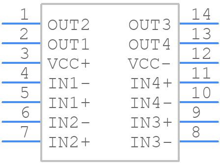 LMV339IPT - STMicroelectronics - PCB symbol