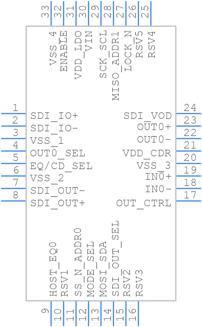LMH1297RTVR - Texas Instruments - PCB symbol