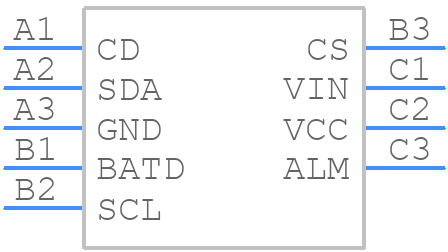 STC3117IJT - STMicroelectronics - PCB symbol