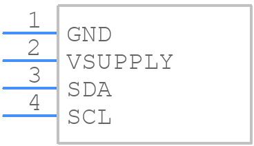 HSCSANN015PA2A3 - Honeywell - PCB symbol
