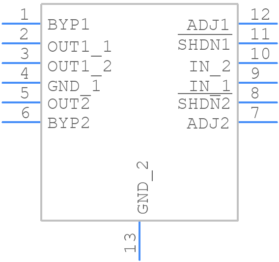 LT3024IDE#PBF - Analog Devices - PCB symbol