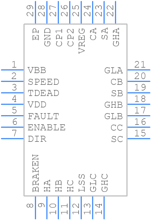 A4915METTR-T - Allegro Microsystems - PCB symbol