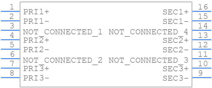 TD01-1006KRL - Halo Electronics - PCB symbol