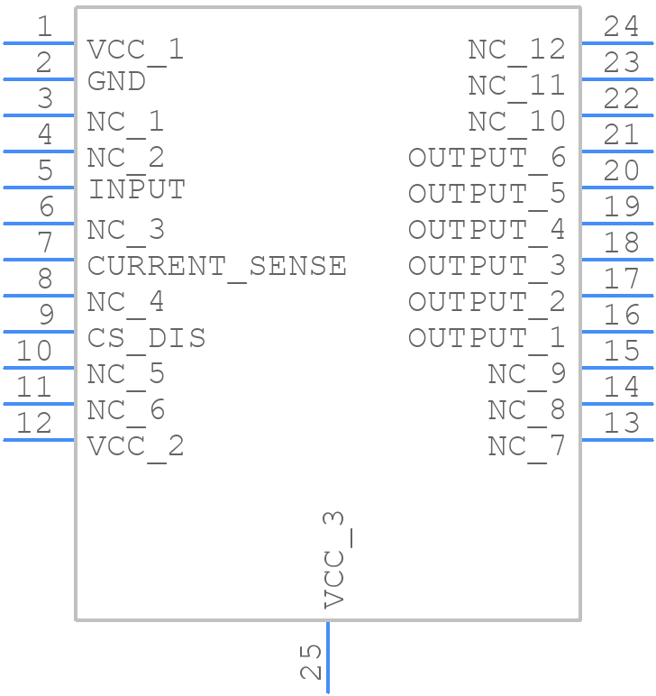 VN5010AK-E - STMicroelectronics - PCB symbol