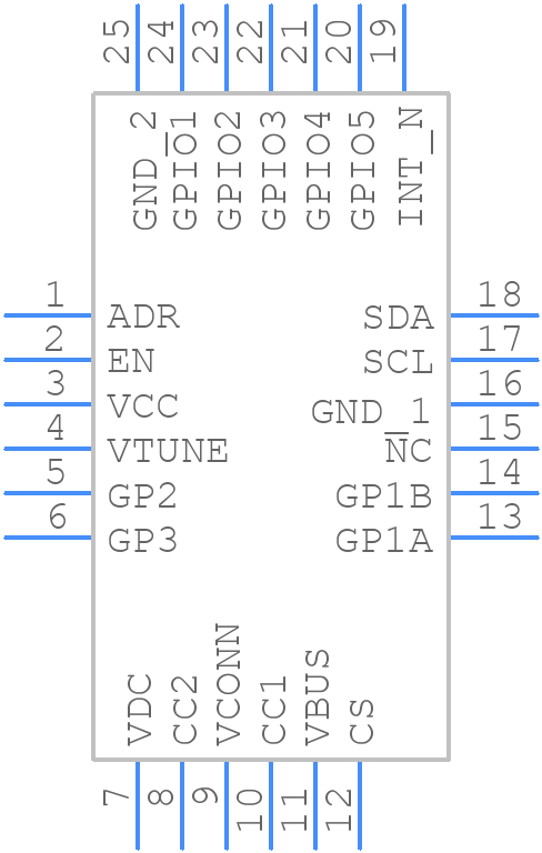 RT1711PGQW - RICHTEK - PCB symbol