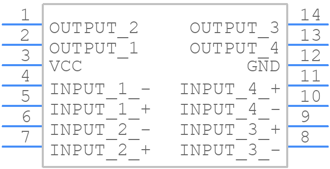 LM2901DR2G - onsemi - PCB symbol