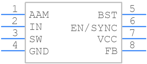 MP2315GJ-P - Monolithic Power Systems (MPS) - PCB symbol