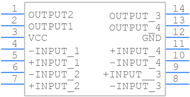 LM2901DTBR2G - onsemi - PCB symbol