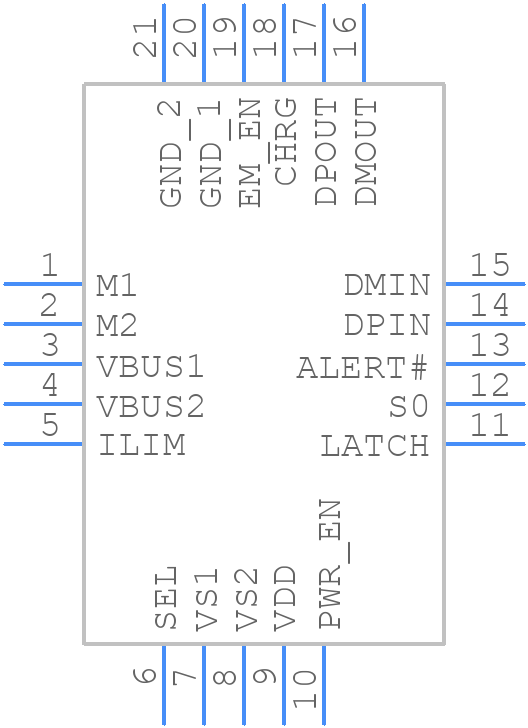 UCS1001-3-BP - Microchip - PCB symbol