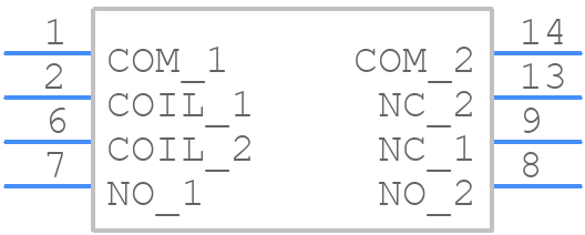 DIP12-2A72-21L - Meder - PCB symbol