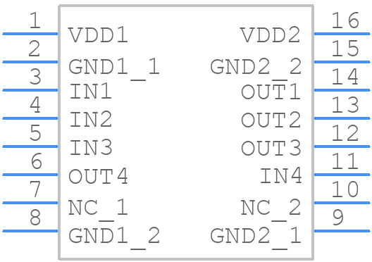 HCPL-092J-500E - Avago Technologies - PCB symbol