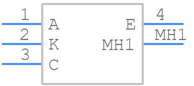 OPB825A - TT Electronics - PCB symbol