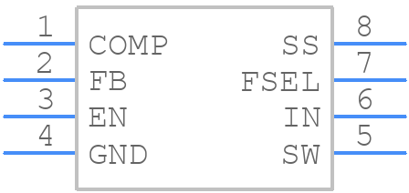 MP1542DK-LF-Z - Monolithic Power Systems (MPS) - PCB symbol