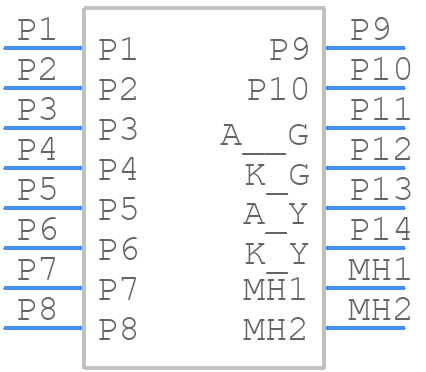 JXD1-0026NL - Yageo Group - PCB symbol