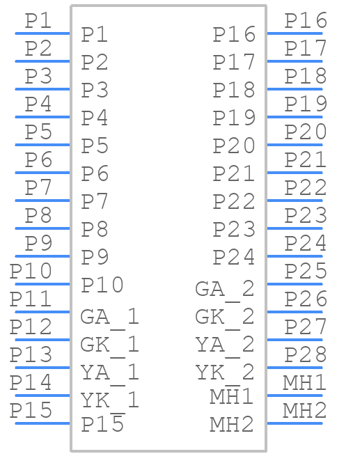 JXD1-2015NL - Yageo Group - PCB symbol
