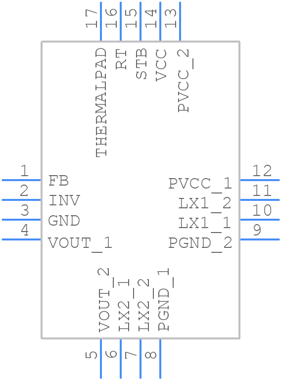 BD8306MUV-E2 - ROHM Semiconductor - PCB symbol