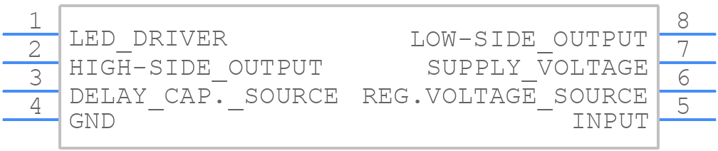 TDE1707CFPT - STMicroelectronics - PCB symbol