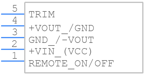 TSR 3-2450A - Traco Power - PCB symbol