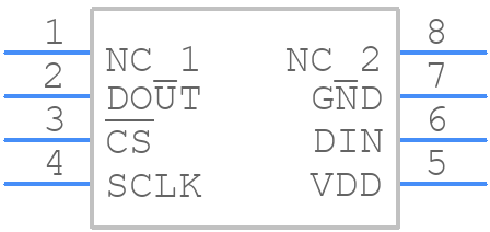 ADT7301ARMZ-REEL7 - Analog Devices - PCB symbol