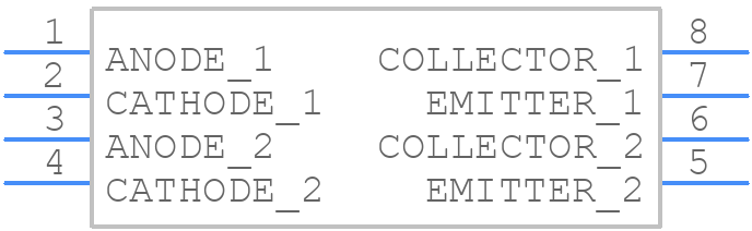 MOCD217M - onsemi - PCB symbol